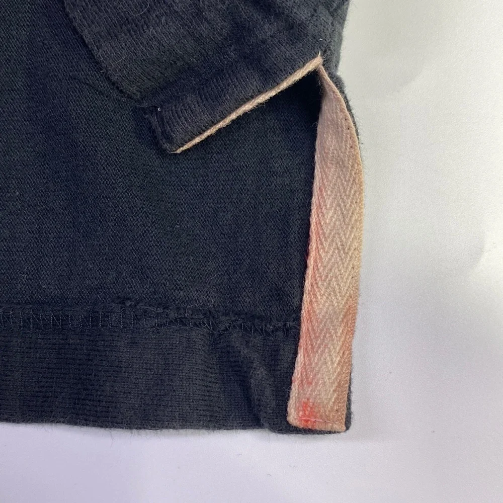 Vintage Field Gear Black Red Long Sleeve Polo Shirt 2X Korea - Picture 5 of 6